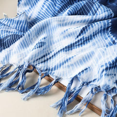 Vintage Tie Dye Tassel Scarf Boho Print Shawl Classic Windproof Head Wraps