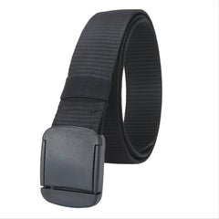 Men's Nylon Woven Canvas Zip Belt for Outdoor Sports