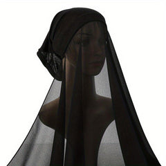 Solid Head Scarf Casual Wrap For Women Outdoor Warm Hijab