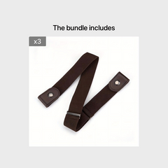 Elastic Invisible Belt Woven Fabric No Trace Unisex Belt