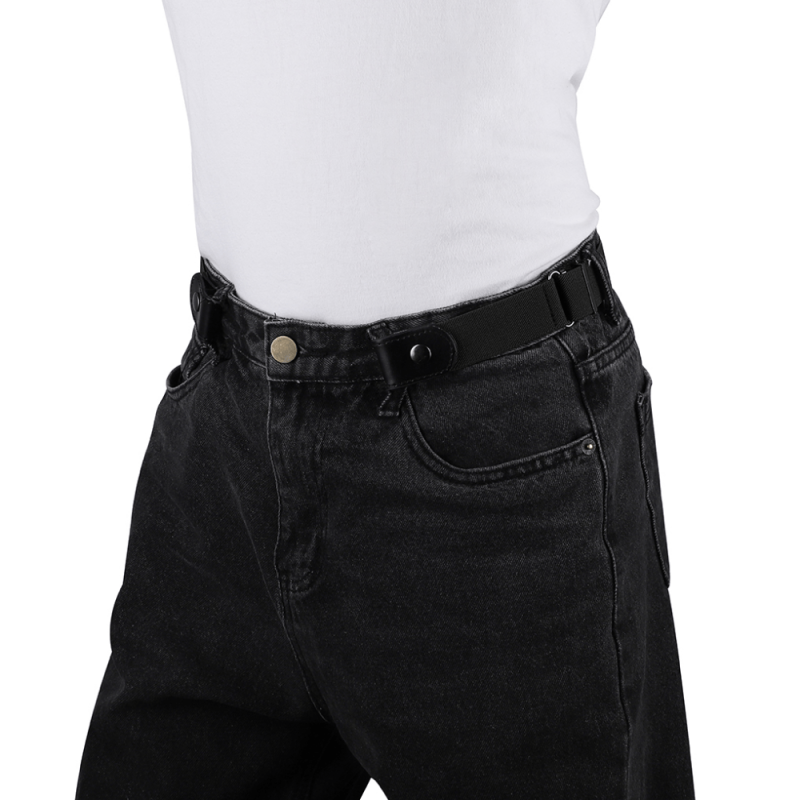 Elastic Invisible Belt Woven Fabric No Trace Unisex Belt