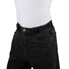 Elastic Invisible Belt Woven Fabric No Trace Unisex Belt
