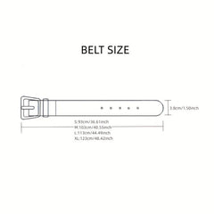Punk Style Double Exhaust Eye Belt Set