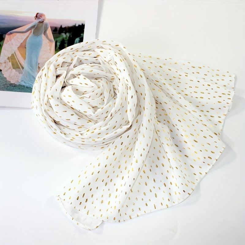Boho Solid Chiffon Hijab Sunscreen Turban Long Breathable Shawl