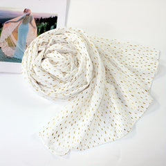 Boho Solid Chiffon Hijab Sunscreen Turban Long Breathable Shawl