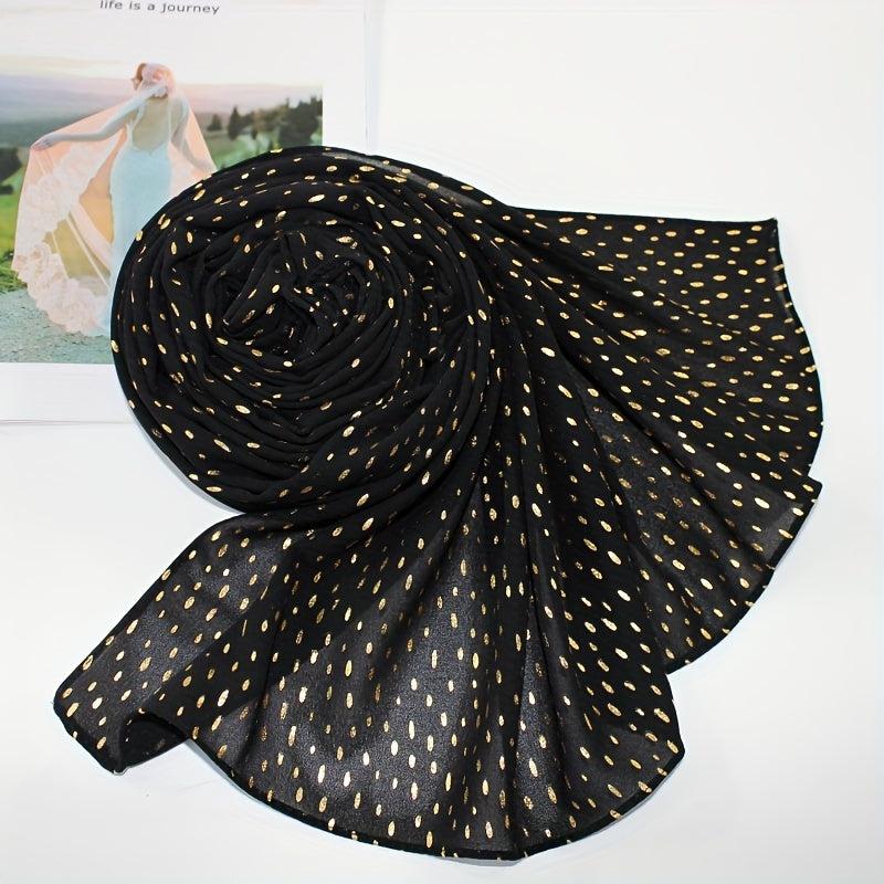 Boho Solid Chiffon Hijab Sunscreen Turban Long Breathable Shawl
