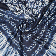 Tie Dye Print Tassel Scarf Boho Windproof Shawl Vintage Beach Towel
