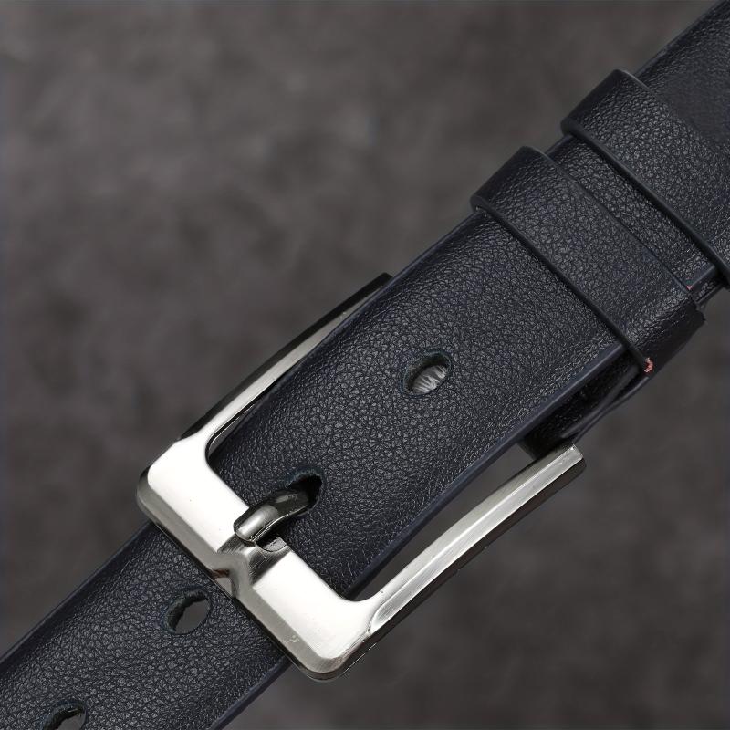 Men's Pin Buckle Belt PU Leather Casual Jeans Pants Strap
