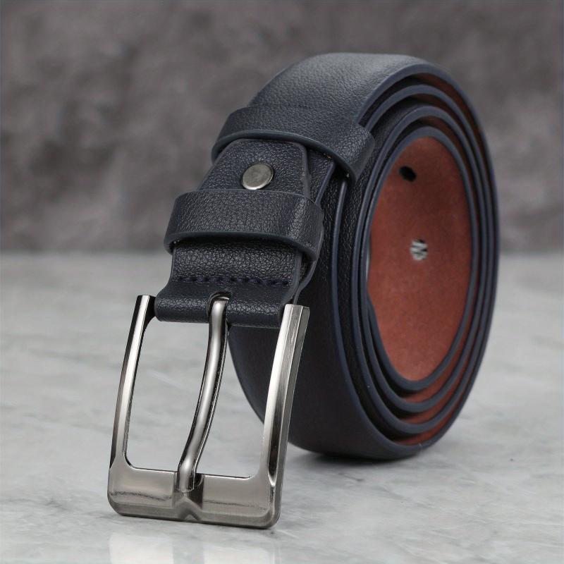 Men's Pin Buckle Belt PU Leather Casual Jeans Pants Strap