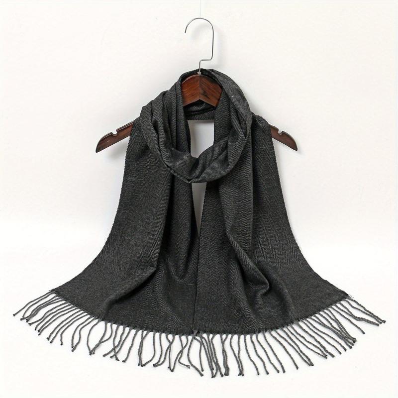 Geometric Plaid Scarf Windproof Headscarf Women