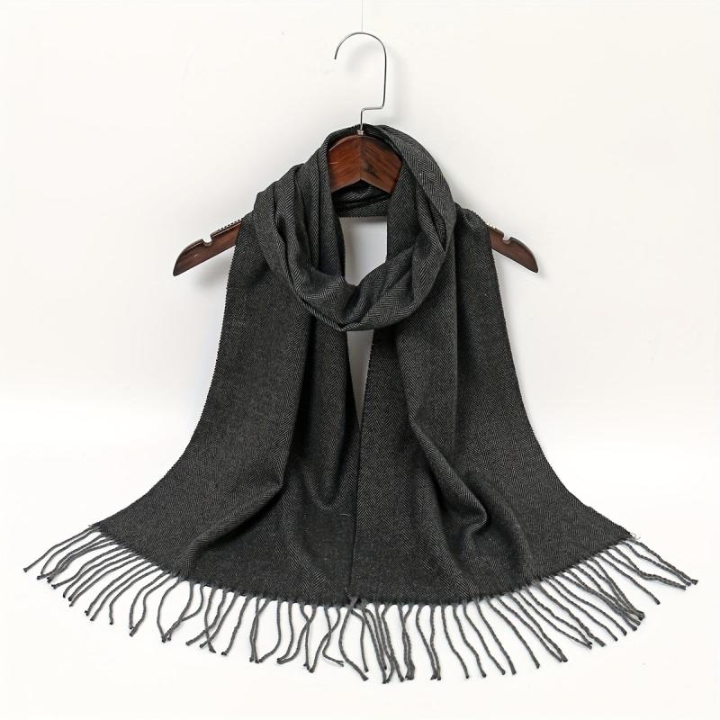 Geometric Plaid Scarf Windproof Headscarf Women
