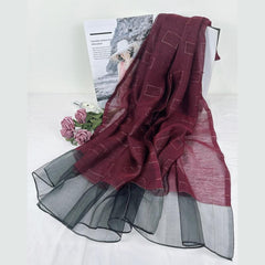 Thin Silk Scarf Breathable Sunproof Shawl for Spring & Summer