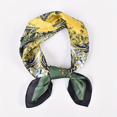 Vintage Paisley Print Bandana Classic Square Scarf Woman Neckerchief