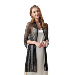 Hollow Out Shawl Tassel Scarf Thin Cape Summer Sunscreen Shawl