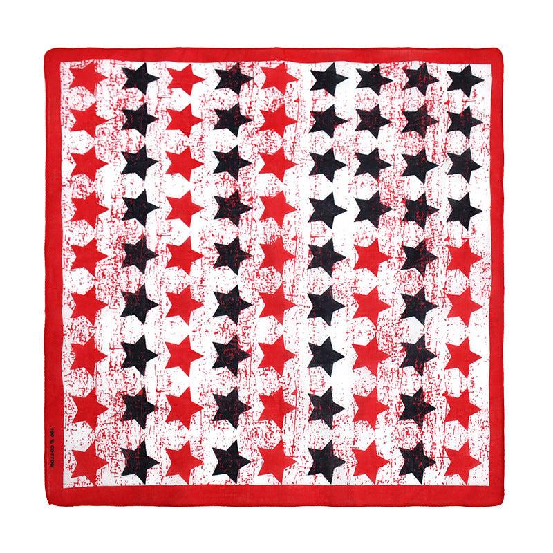 Hip Hop Star Bandana Square Scarf Cotton Neckerchief Unisex