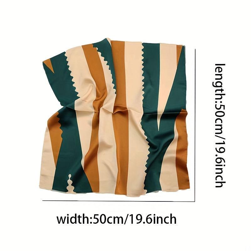 Classic Bandana Satin Square Scarf Necke...