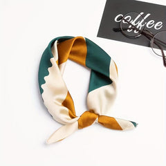 Classic Bandana Satin Square Scarf Necke...