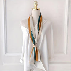 Classic Bandana Satin Square Scarf Necke...