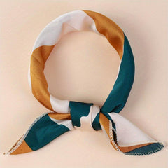Classic Bandana Satin Square Scarf Necke...