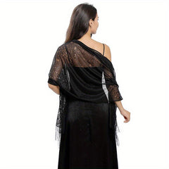 Solid Lace Fringed Shawl Thin Breathable Wrap