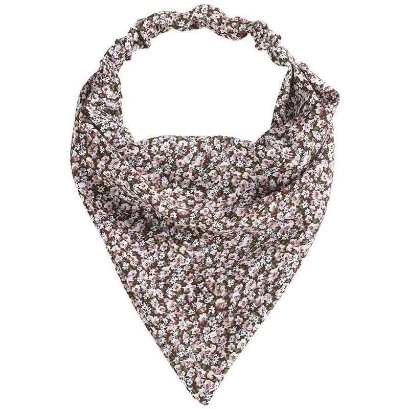 Floral Print Head Scarf Vintage Bandanas Hairband Headwrap Hair Accessories