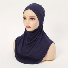 Solid Elastic Hijab Soft Turban Inner Cap Underscarf Bonnet