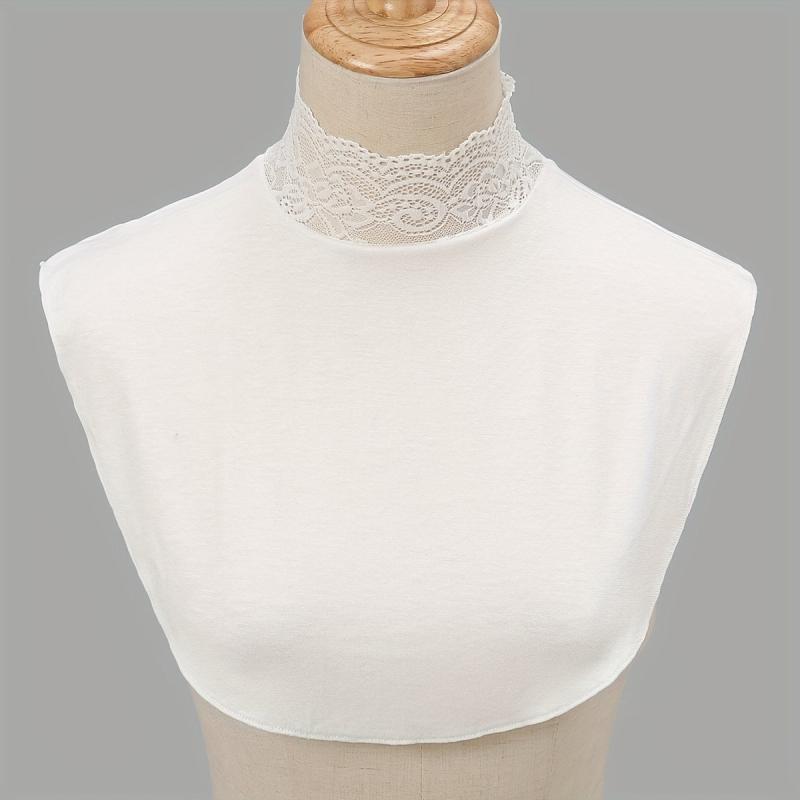 Solid Lace Faux Collar False Collar Detachable Half Shirt Blouse