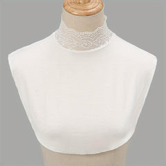 Solid Lace Faux Collar False Collar Detachable Half Shirt Blouse