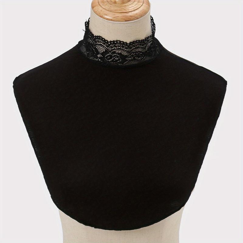 Solid Lace Faux Collar False Collar Detachable Half Shirt Blouse