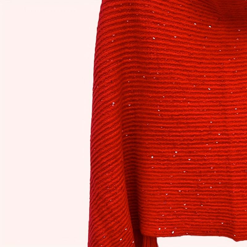 Red Rhinestone Tassel Cape Shawl Windproof Wrap