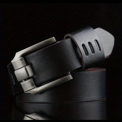 Men's PU Leather Belt Pin Buckle Belt 43 3in