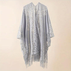 Solid Lace Cardigan Sunproof Shawl Casual Beach Cape
