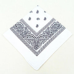 Paisley Print Bandana 55 Casual Square Scarf Handkerchief Hip Hop Cowboy Cowgirl