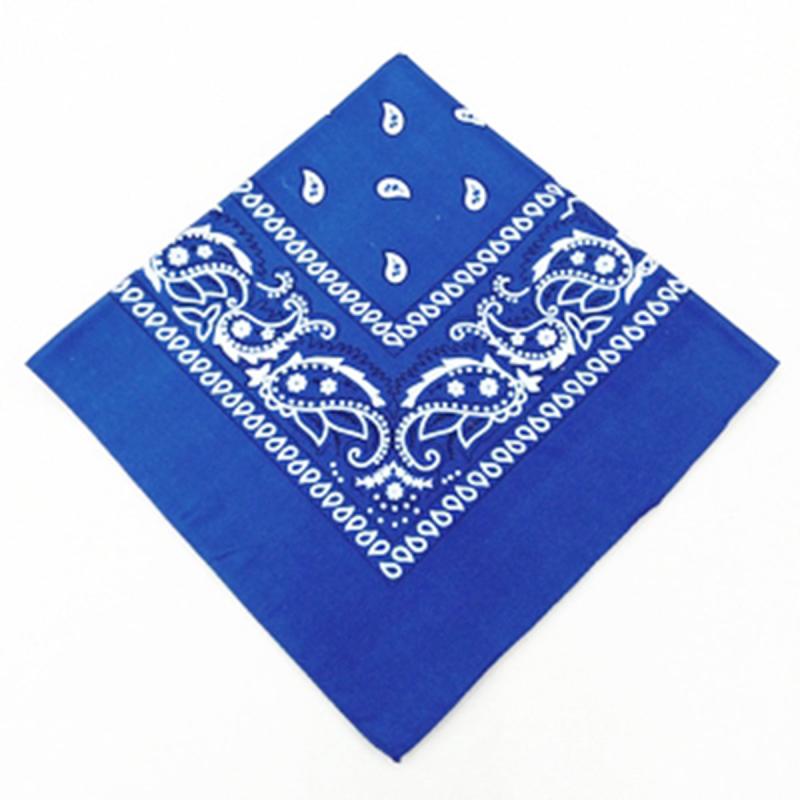 Paisley Print Bandana 55 Casual Square Scarf Handkerchief Hip Hop Cowboy Cowgirl