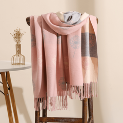 Autumn Winter Leafy Scarf
