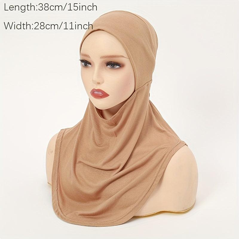 Elastic Hijab Breathable Headband Sunscreen Turban