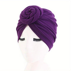 Twist Braided Hair Scarf Turban Cap Chemo Hats