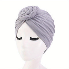 Twist Braided Hair Scarf Turban Cap Chemo Hats