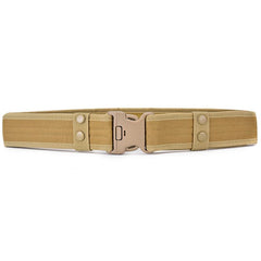 Men's Camouflage Tactical Belt for Outdoor Security and Mountaineering