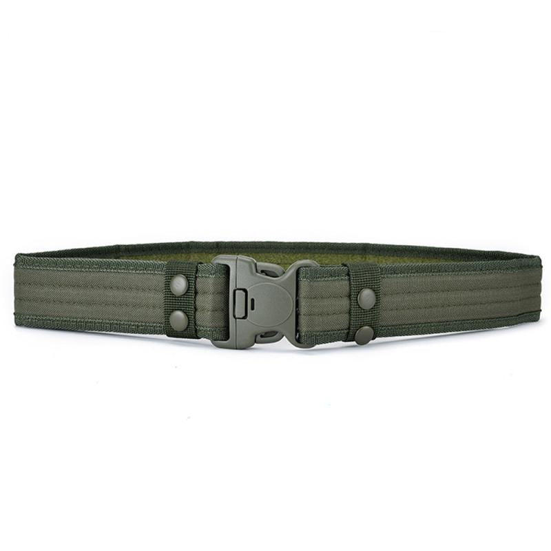 Men's Camouflage Tactical Belt for Outdoor Security and Mountaineering