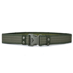 Men's Camouflage Tactical Belt for Outdoor Security and Mountaineering