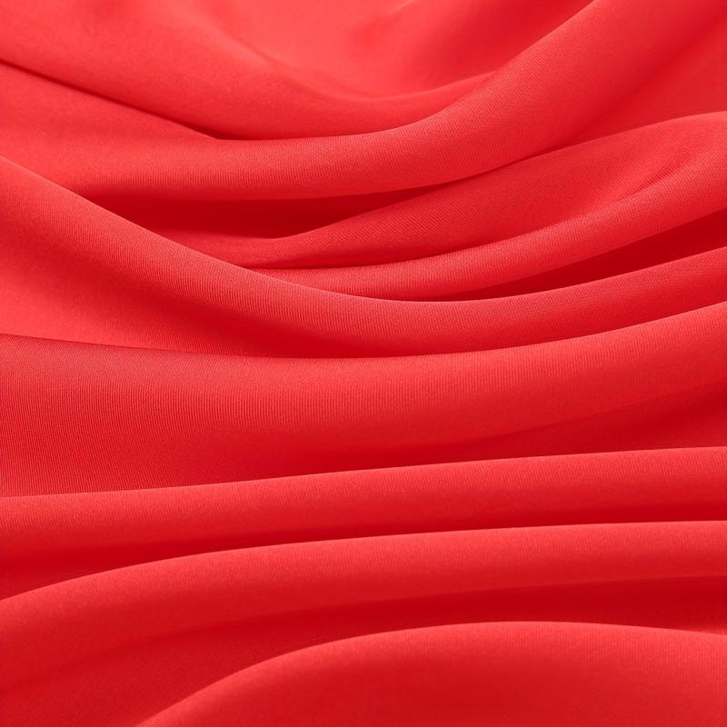 Red Satin Bandana Square Scarf Neckerchief Head Wrap Hair Accessory