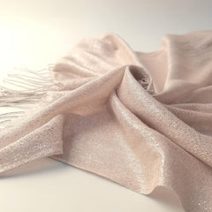 Pink Tassel Scarf Classic Shawl Casual Windproof Wraps For Party Prom Decorative