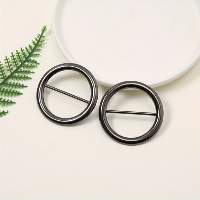 Ring Scarf Buckle Metal Pin Buckle Dress Accessories