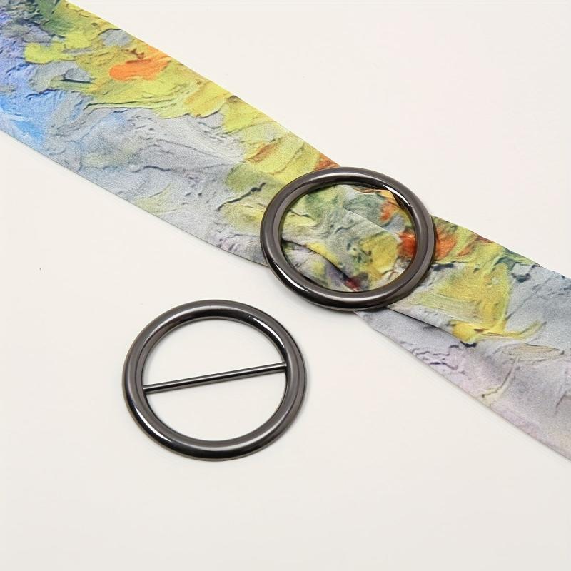Ring Scarf Buckle Metal Pin Buckle Dress Accessories