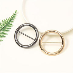 Ring Scarf Buckle Metal Pin Buckle Dress Accessories
