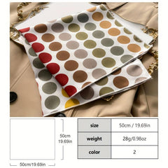 Colorful Polka Dots Square Scarf Silk Satin Neck Scarf Headband