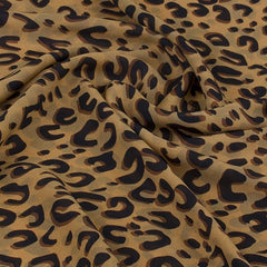 Leopard Print Chiffon Scarf Lightweight Floral Beach Wrap Shawl