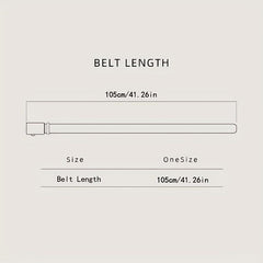 Men's Versatile Jeans Belt Clothing Collocation