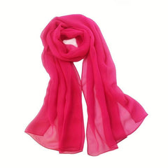 Solid Scarf Shawl Scarf Wrap Casual Polyester Head Wrap For Daily Decoration